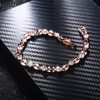 Bracelet Femme GOOIX Avec 5 Barrettes - Plaqué Or Rose, Jaune Et Argent - Neuf
